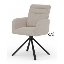 SILLA CON BRAZOS LINDA GIRATORIA