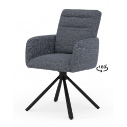 SILLA CON BRAZOS LINDA GIRATORIA