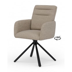 SILLA CON BRAZOS LINDA GIRATORIA