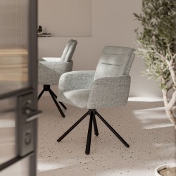 SILLA CON BRAZOS LINDA GIRATORIA