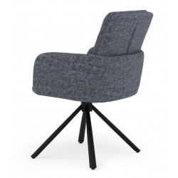 SILLA CON BRAZOS LINDA GIRATORIA