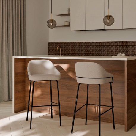 TABURETE TAPIZADO ARNY-LOUIS