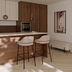 TABURETE TAPIZADO ARNY-LOUIS