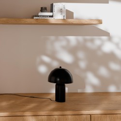 LAMPARA DE SOBREMESA PRUNA DE METAL