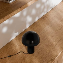 LAMPARA DE SOBREMESA PRUNA DE METAL