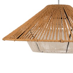 LAMPARA DE TECHO BRENES DE CUERDA DE CAÑAMO