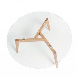 MESA DE CENTRO PATRICK DE CRISTAL TEMPLADO