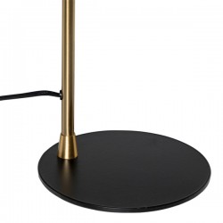 LAMPARA DE SUELO GODALL DE METAL NEGRO