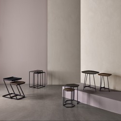 SET DE MESAS AUXILIARES AMIR DE ESTILO INDIO