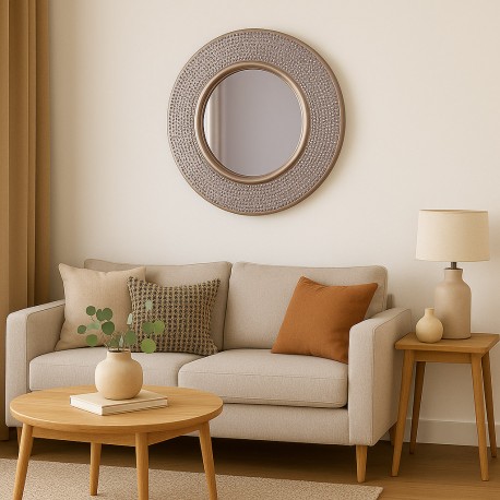 ESPEJO BERKELEY CON MARCO COLOR PLATA