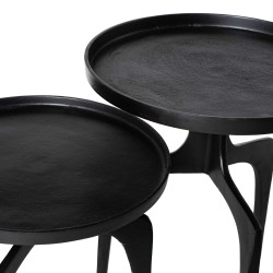 JUEGO DE MESAS AUXILIARES BHARAT DE ESTILO INDIO