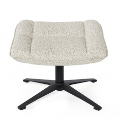 REPOSAPIÉS PARMA TAPIZADO EN POLIÉSTER PARA USO INTERIOR DE ESTILO NÓRDICO