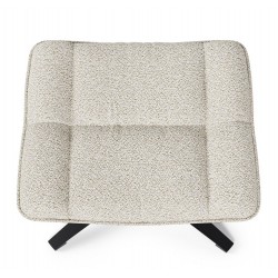 REPOSAPIÉS PARMA TAPIZADO EN POLIÉSTER PARA USO INTERIOR DE ESTILO NÓRDICO