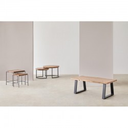 MESA DE CENTRO FARLAN DE MADERA DE MANGO