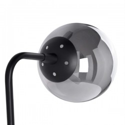 LAMPARA DE SUELO GANDESA CON PANTALLA REDONDA