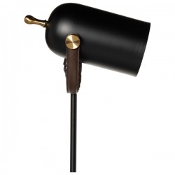 LAMPARA DE SOBREMESA LLUC DE METAL NEGRO