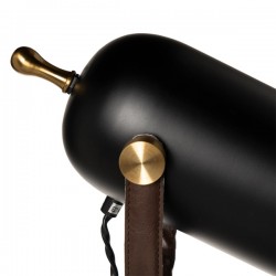 LAMPARA DE SOBREMESA LLUC DE METAL NEGRO