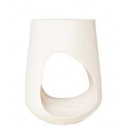 MESA AUXILIAR MANAN DE MANGO Y SIMIL CEMENT