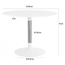 MESA REDONDA MIRA DE DISEÑO ESCANDINAVO