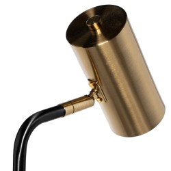 LAMPARA DE SOBREMESA RIOLA CON PANTALLA EN COLOR COBRIZO