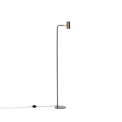 LAMPARA DE SUELO RUGAT CON PANTALLA EN COLOR COBRIZO