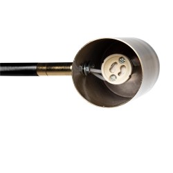 LAMPARA DE SUELO RUGAT CON PANTALLA EN COLOR COBRIZO