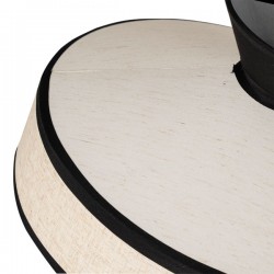 LAMPARA DE TECHO SERON CON PANTALLA DE TELA