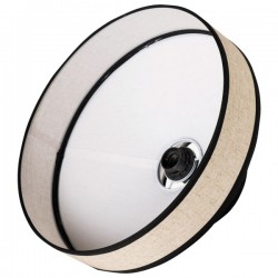 LAMPARA DE TECHO SERON CON PANTALLA DE TELA