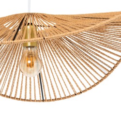 LAMPARA DE TECHO SUFLI DE CUERDA DE CAÑAMO