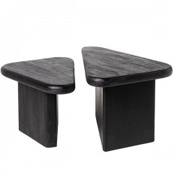 SET MESA DE CENTRO RISHI DE MANGO Y SIMIL CEMENT