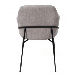 SILLA CON BRAZOS ABIGAIL CON PATAS DE DISEÑO