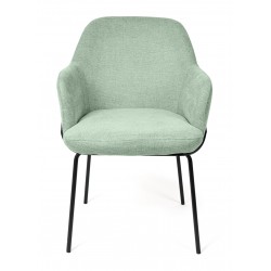 SILLA CON BRAZOS ABIGAIL CON PATAS DE DISEÑO