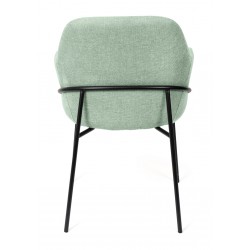 SILLA CON BRAZOS ABIGAIL CON PATAS DE DISEÑO