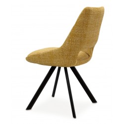 SILLA ACOLCHADA CALLIE CON EL RESPALDO ABIERTO