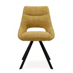 SILLA ACOLCHADA CALLIE CON EL RESPALDO ABIERTO