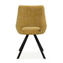 SILLA ACOLCHADA CALLIE CON EL RESPALDO ABIERTO