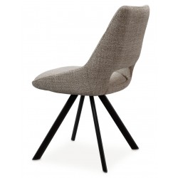 SILLA ACOLCHADA CALLIE CON EL RESPALDO ABIERTO