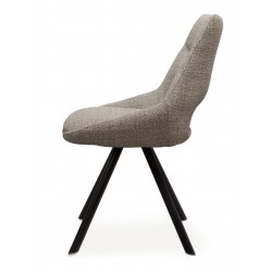 SILLA ACOLCHADA CALLIE CON EL RESPALDO ABIERTO