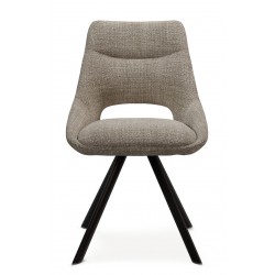 SILLA ACOLCHADA CALLIE CON EL RESPALDO ABIERTO