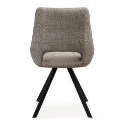 SILLA ACOLCHADA CALLIE CON EL RESPALDO ABIERTO