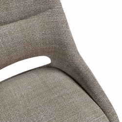 SILLA ACOLCHADA CALLIE CON EL RESPALDO ABIERTO