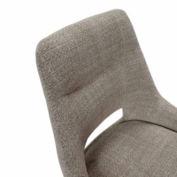 SILLA ACOLCHADA CALLIE CON EL RESPALDO ABIERTO