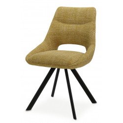 SILLA ACOLCHADA CALLIE CON EL RESPALDO ABIERTO