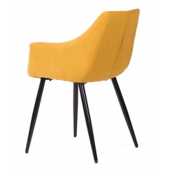 SILLA TAPIZADA CON BRAZOS FIONA