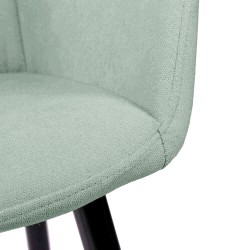 SILLA TAPIZADA CON BRAZOS FIONA