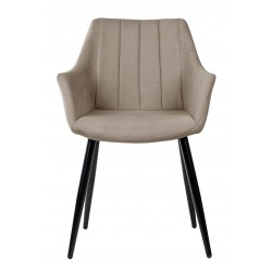 SILLA TAPIZADA CON BRAZOS FIONA