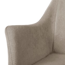 SILLA TAPIZADA CON BRAZOS FIONA