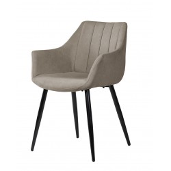 SILLA TAPIZADA CON BRAZOS FIONA