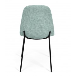 SILLA TAPIZADA DANA CON PATAS DE ACERO