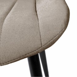 SILLA TAPIZADA METALICA MILA